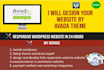 design your wordpress website by avada theme in 24 hours