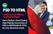 convert PSD to responsive HTML