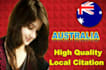 create google maps citations and 60, 150,  250 australian local citations
