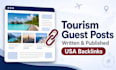 write and publish USA tourism guest posts with travel backlinks