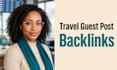 publish travel guest post backlinks on a travel blog