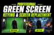 do green screen keying and screen replacement