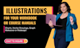 illustrate or design workbook or course manual inner pages