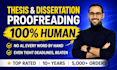 proofread and edit your thesis, dissertation, or research paper
