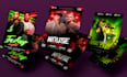 design motion flyer, club, dj, party, events flyer, poster