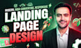 design a modern landing page, squeeze page, or sales funnel