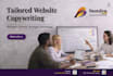 develop elevated website copywriting crafted to engage your target customer