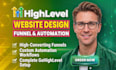do gohighlevel website design, ghl landing page sales funnel, ghl automation