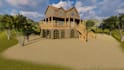 do revit,sketchup design and lumion rending