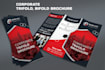 do professional and corporate bifold and trifold brochure