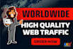 send real web traffic