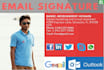 create email signature  and business mail