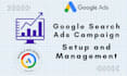 setup and manage google ads adwords PPC search campaigns