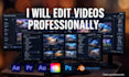 do professional video editing for you