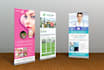 design outstanding roll up banner, retractable banner