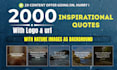 design 2000 inspirational quotes with nature images
