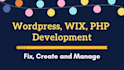 fix or develop shopify wordpress wix php website