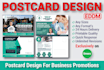 create business promotional postcard design