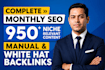 do monthly off page SEO service using authority white hat dofollow backlink