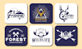 design hunting, fish, or any outdoor gaming logo