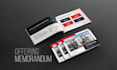 design commercial real estate offering memorandum, om brochure, digital brochure
