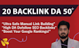 build manual link building with high da dofollow SEO backlinks