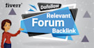 provide 100 forum and profile dofollow backlinks