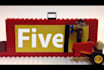 make this awesome lego stop motion video animation with your text and logo