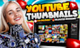 design unique youtube thumbnails