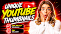 design unique youtube thumbnails