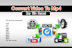 convert mov to mp4 video or convert any other video format
