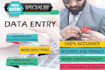 provide efficient and accurate data entry services
