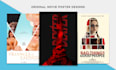 design a premium movie poster, film poster
