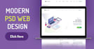 design flat modern web templates