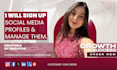sign up social media profiles and manage  professionally