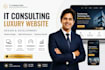 build IT consulting luxury website