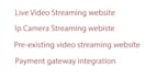 create a custom streaming website webcam ip cameras