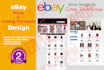 design responsive ebay store and listing template