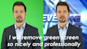remove green screen and chroma key in any video