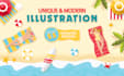 do awesome flat illustration