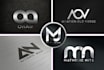 design modern initial letter or monogram logo