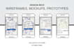 design wireframes mockups prototypes