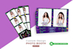 custom photo booth templates, overlays, and strips