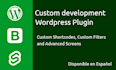 develop your custom made wordpress plugin