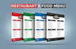design digital restaurant menu and food menu