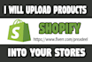 upload products into your web stores