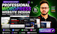 design a professional wordpress website using divi or avada