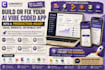 make a mobile app from vibe coding, base44 replit bolt cursor claude code