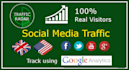 send social media traffic with real visitors