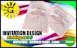 design a creative invitation card